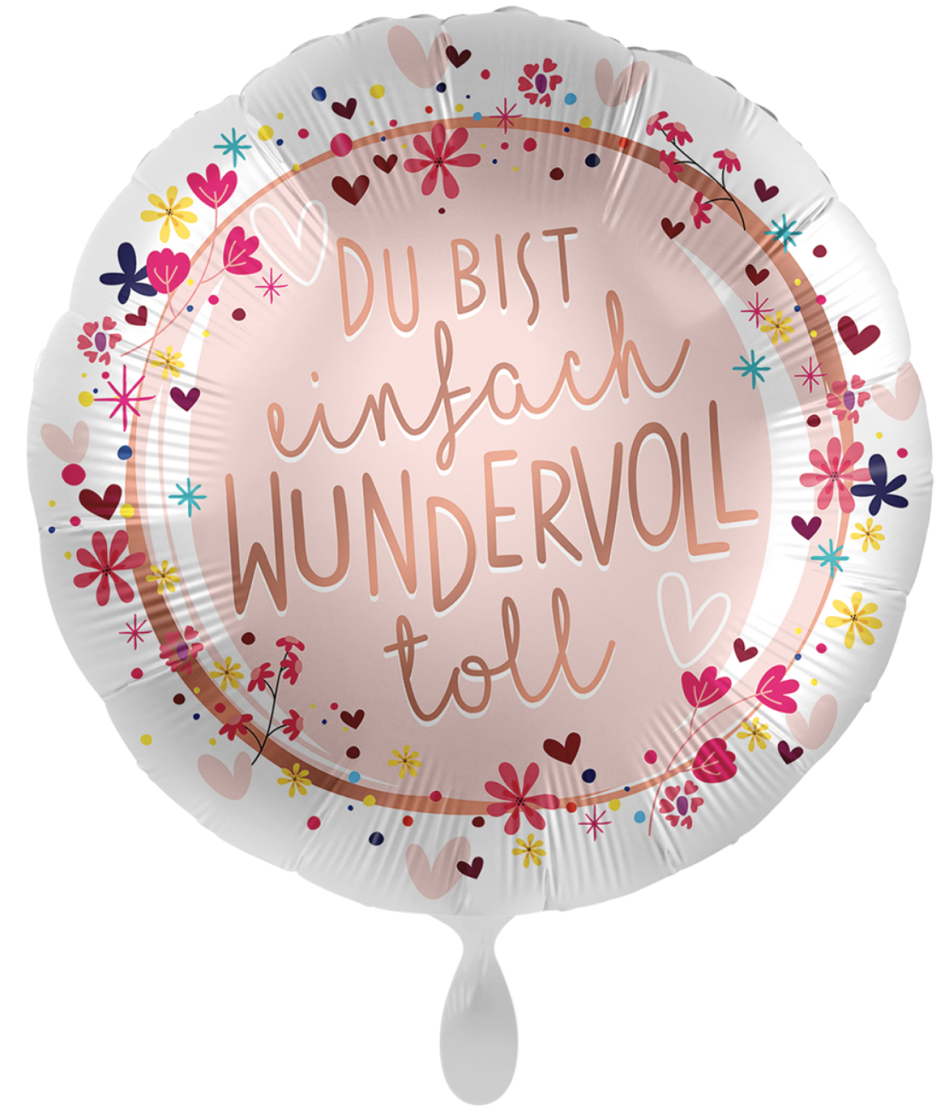 Folienballon - Du bist einfach wundervoll toll - ø 43cm